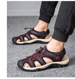 Summer Water Sandals Non-slip Elastic Band Trend Slippers Casual Men's Shoes Beach Mart Lion   