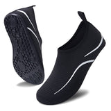 Men Aqua Shoes Lightweight Women Water Shoes Soft Couple Beach Shoes Summer Anti-slip Casual Sneakers Flexible MartLion K10-Black 38-39 CHINA
