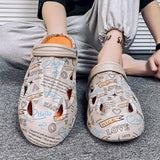 Summer Men's Slippers EVA Platform Outdoor Vacation Sandals Garden Clogs Beach Slippers Flip Flops Soft Slides Casual Shoes Mart Lion   