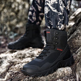 Men's Military Boot Combat Tactical Army Boot Shoes Outdoor Work Motocycle Boots MartLion   