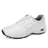 Waterproof Golf Shoes Men's Sneakers Spikeless Golfers Anti Slip Athletic MartLion Bai-1 40 