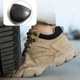  Work Safety Shoes Men's Safety Boots Anti-smash Work With Steel Toe Work Boots Anti-stab Sneakers Mart Lion - Mart Lion