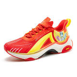 Red Cushion Sneakers Running Shoes Men's Breathable Wear-resistant Walking Training Fitness Jogging Women MartLion 21602 red 4 