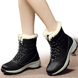 Women Boots  Winter Boots Platform  Winter Shoes Women Fur Snow Boots Women's Winter Footwear MartLion   