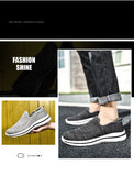 Men's Loafers Walking Flats  Breathable Sneakers Light Casual Shoes Zapatillas Hombre Mart Lion   