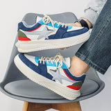 Men's Casual Sneakers Mixed Colors Stars Skateboard Flats Shoes Tennis Sport Running Non-slip Jogging Walking Trainers Mart Lion   