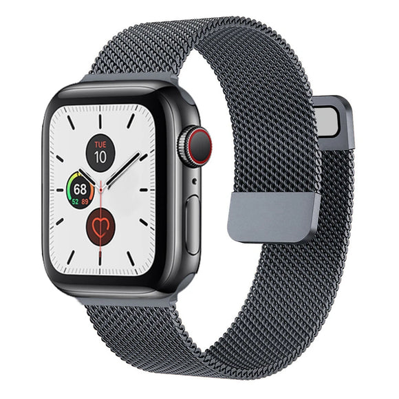 Strap For Apple watch Band 44mm 45mm 41mm 49mm 42mm 40mm 45mm Milanese Loop bracelet correa iwatch series 9 7 8 4 5 6 SE Ultra2 MartLion space gray 38mm 40mm 41mm CHINA