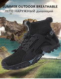 Mesh Breathable Hiking Shoes Men's Sneakers Outdoor Trail Trekking Mountain Climbing Sports Summer Mart Lion   