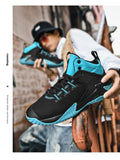 Summer Basketball Shoes Men's High Top Sneakers Retro Breathable Trend Walking MartLion   