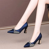 Party Night Clue Round Heel Pumps for Women Elegant Beige Comfort Summer Slip on High Heel Shoes MartLion c 35 