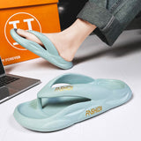 Summer Shoes Soft Bathroom Slippers Pillow Slides Outdoor Indoor Women Thick Bottom Platform Sea Flip-Flop Thong Sandals Mart Lion   