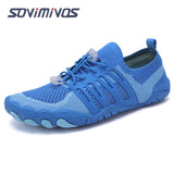 Light Men's Jogging Minimalist Shoes Summer Running Barefoot Beach Fitness Sports Sneakers Mart Lion D03-ROYAL BLUE 39 