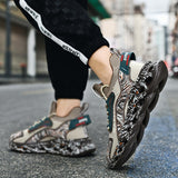 Graffiti Running Shoes Men's Sock Jogging Sports Design Sneakers Mesh Breathable Walking Footwear Mart Lion   