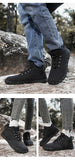 Big Size  Winter Barefoot Boots Waterproof Winter Hiking/Climbing Shoes Fur Lined Snow Boot Women Men Plush Walking Boots MartLion   