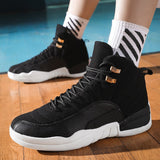 Men's High-top Basketball Shoes Sneakers Anti-skid Breathable Outdoor Sports Vulcanize Tenis Mart Lion   