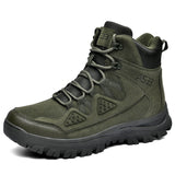 Tactical Boots Men's Waterproof Military With Side Zipper Military Shoes Husband Ultralight Mart Lion Green Eur 39 