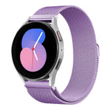 20mm 22mm Strap for Samsung Galaxy watch 4/5/6/5Pro 44mm/40mm/Active 2 Magnetic loop Bracelet Galaxy Watch 4/6 classic 46mm 42mm MartLion Lavender 20MM Watchband CHINA