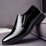 Luxury Men's Social Shoes Classic Round Toe Formal  Luxury Men's Shoes MartLion   