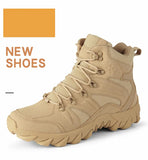 Men's Tactical Boots Army Military Desert Waterproof Work Safety Shoes Climbing Hiking Ankle Outdoor MartLion   