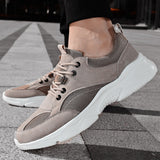 Men's Shoes Leather Casual Sneakers Lightweight Breathable Footwear Tenis Masculino Mart Lion   