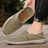 Men's Loafers Canvas Shoes Casual Sneakers Slip On Footwear Mart Lion   