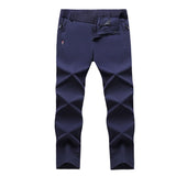 Men's Summer Pants Stretch Straight Leg Pants MartLion   