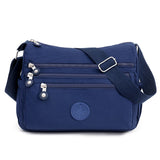 Woman Simple Leisure Travel Shoulder Designer Oxford Messenger Bags Brand Female Crossbody Sac Mart Lion Sapphire blue  