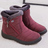 Snow Women Boots Women's Boots Waterproof Women Shoes Zipper Shoes Woman MartLion   