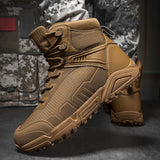 Men's Military Boots Outdoor Non Slip Hiking Tactical Desert Combat Ankle Army Work Sneakers Mart Lion   