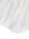 Summer Mid-Rise Lace Patchwork Mini Skirts Women's Pleated A-Line Casual Short Skirts MartLion   