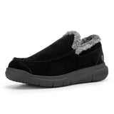 Winter Women's Cotton Shoes Wide Width Shoes Plush Walking Slip-on Shoes MartLion   