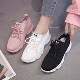 Mesh Sneakers Women's Korean-Style Casual Shoes Soft Bottom Running Mart Lion   