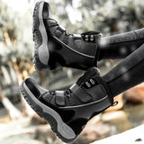 Mid Length Women's Boots Winter Thick Cotton Shoes Warm Snow Boots Thick Sole Anti Slip Wear-resistant Women's Shoes MartLion