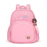 Korean Style Children's School Bags For Girls Boy Lightweight Cute Kids Students Backpack 1-3 Grades MartLion pink CHINA 