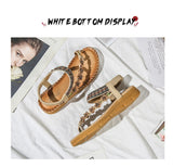 Spring Bohemian Ethnic Style Thick-soled Sandals and Explosive Women Mart Lion   