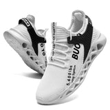 Sneakers Unisex Sports Shoes Men's Women Running Damping Breathable Light Athletic Casual Mart Lion White 36 