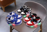 Spiderman LED Light Shoes Boys and Girls Light Kids Sports Shoes Mesh MartLion   