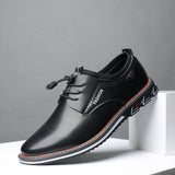 Men's Casual Leather Shoes Light Driving Flats Outdoor Sports Mart Lion   