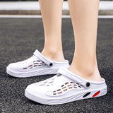 Men's Sandals Outdoor Beach Shoes Slippers Casual Slip On Women Breathable Clogs Mart Lion   