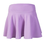 Summer Basic Skirts Women Shorts Mini Elastic Pleated Skirts  Waist Bubble Sun Skirts MartLion Lavender M 