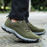 Outdoor Shoes Men's Suede Lace Up Sport Camping Hiking Trekking Non-slip Casual Sneakers Mountain Hunting Mart Lion   