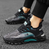 Lightweight Sneakers Anti-slip Running Shoes Men's Casual Breathable Mesh MartLion   