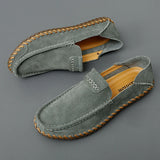 Leather Men Loafers Super Soft Casual Shoes For Men Slip On Male MartLion   