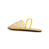 flat-bottomed ladies sandals in summer round head breathable mesh flat-bottomed slippers MartLion   