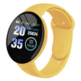 D18pro Smart Watch Heart Rate Blood Pressure Fitness Tracker Kids Watches Men's Women Wristband Sport Smartwatch For Android IOS MartLion Yellow  