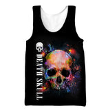 Cool Skull 3D Print Men's Tank Tops Casual Hip Hop Graphic Streetwear Fitness Summer Sleeveless Shirts Mart Lion 12 L 