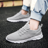Damyuan Men's Running Shoes Knitting Mesh Breathable Sneakers Casual Jogging Sport Zapatos Para Correr Mart Lion   