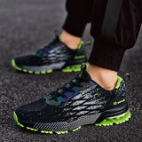 Marathon Running Shoes Men's Breathable Sneakers Summer Lightweight Mesh Sports Outdoor Lace up Training Shoes MartLion   
