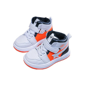 Autumn Winter Children Board Shoes Baby Soft Warm Sports Boys Girls Cotton Kids Mid-top Running MartLion   