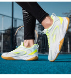 Men's luminous tennis shoes badminton outdoor sports tennis anti-slip and wear-resistant Mart Lion   
